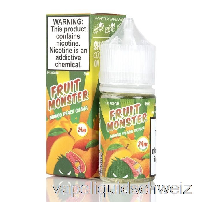 Mango-Pfirsich-Guave - Fruchtmonstersalze - 30 Ml 48 Mg Vape Ohne Nikotin